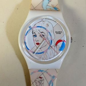 Swatch Swiss Watch, hula hoop, ballet, circus